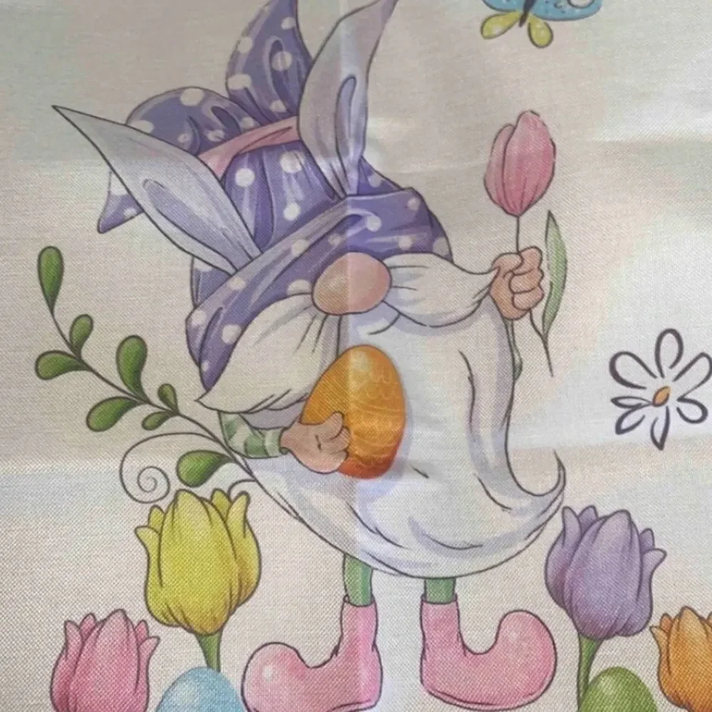 Easter Gnome Pillow Cover